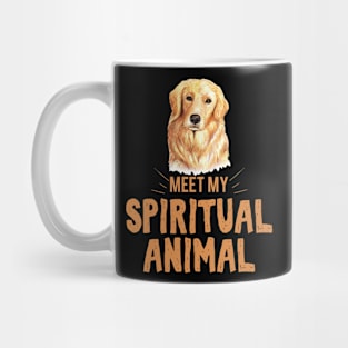 Meet my spiritual Animal Hund Mug